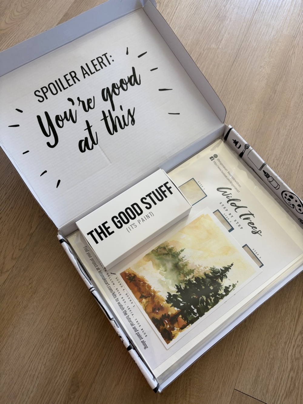 Let’s Go Make Art Water Color Gift Subscription Box